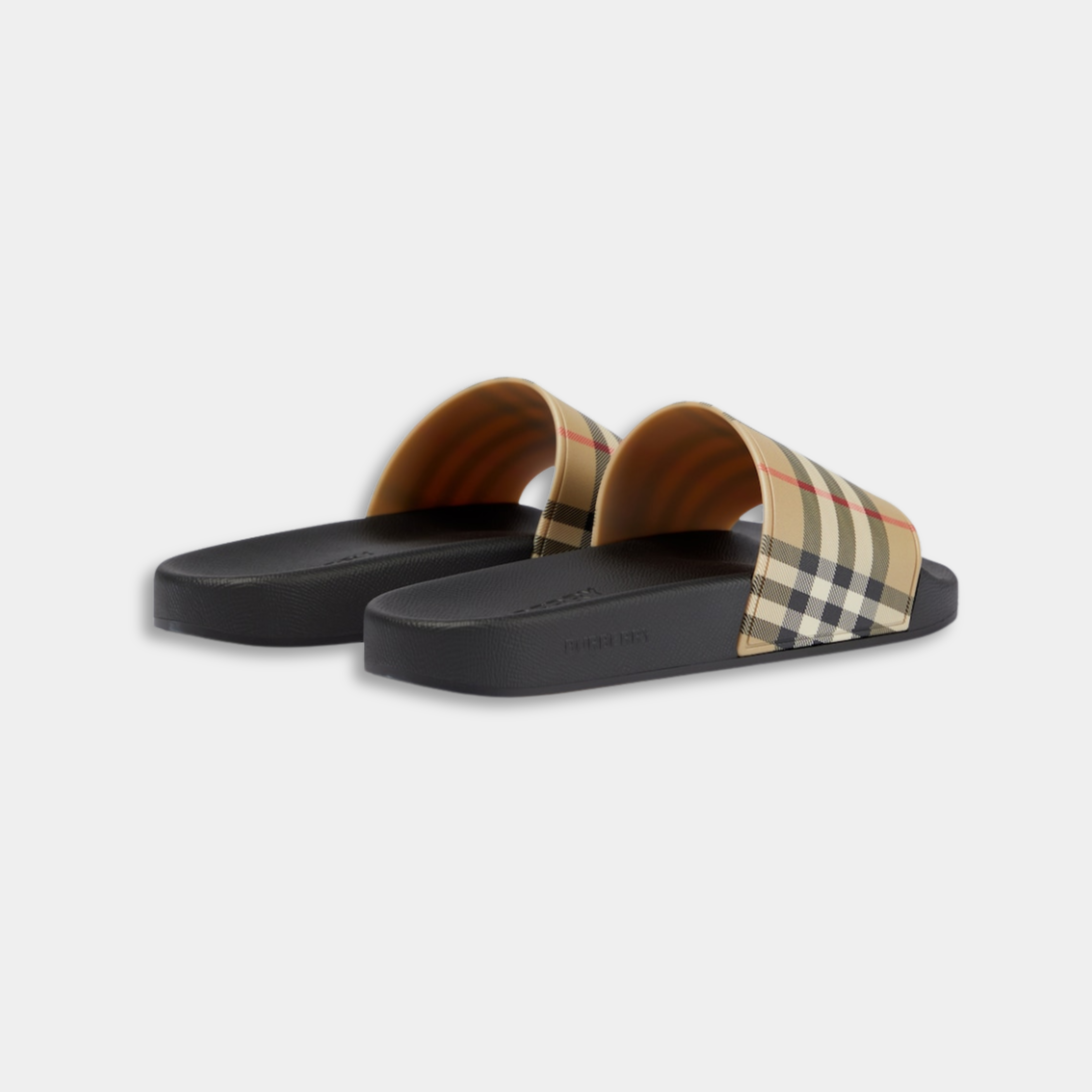 Burberry claquettes à carreaux